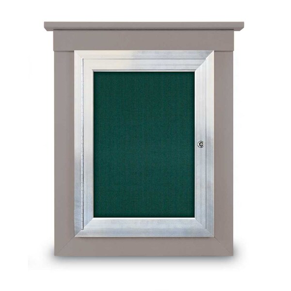 Sliding Glass Enclosed Letterboard, 60"x3